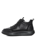 Ghete barbati din piele naturala A661 Negru | Advancer » meishop.life