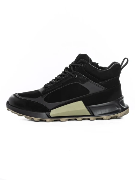 Ghete Barbati din piele naturala 10532 Negru | Advancer » meishop.life