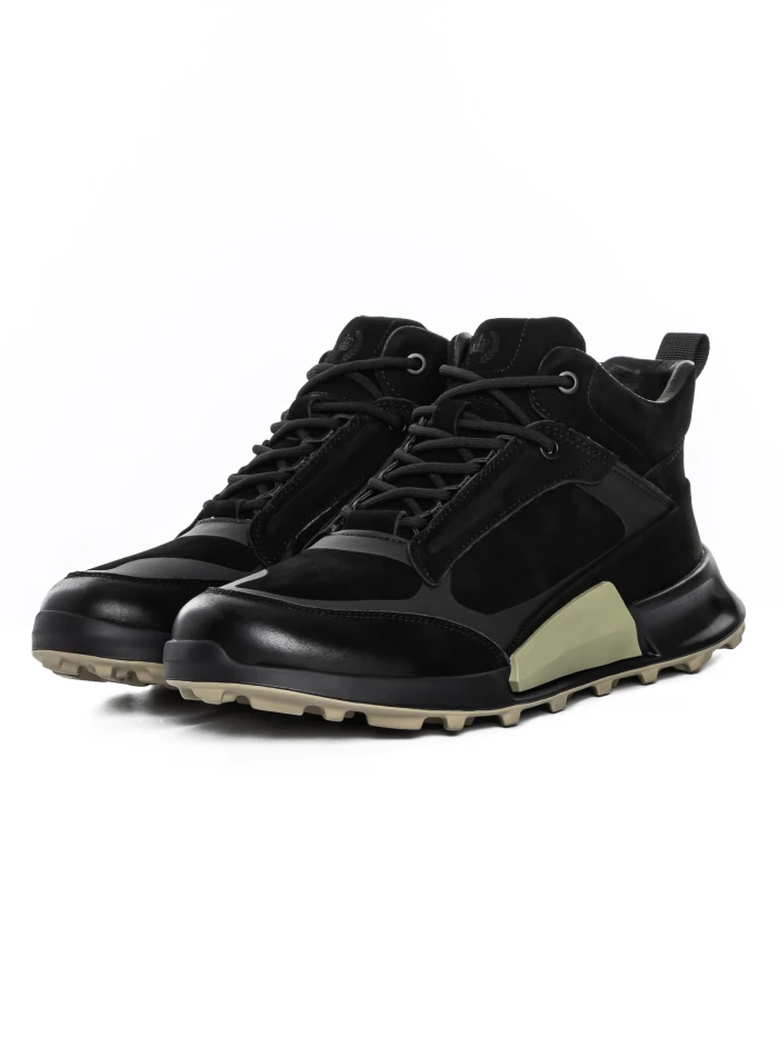 Ghete Barbati din piele naturala 10532 Negru | Advancer » meishop.life