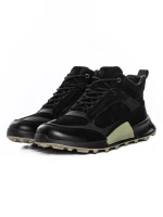 Ghete Barbati din piele naturala 10532 Negru | Advancer » meishop.life