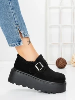 Ghete Dama cu Platforma 58WL18 BLACK | MEI