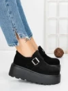 Ghete Dama cu Platforma 58WL18 BLACK | MEI