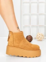 Ghete Dama cu Platforma 58WL19 YELLOW | MEI