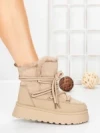Ghete Dama cu Platforma 5GB9 KHAKI | MEI