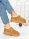 Ghete Dama din piele naturala 5W92 YELLOW | PANTOFUL