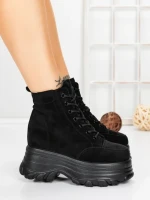 Ghete Dama cu Platforma 58WL30 BLACK | MEI