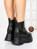Ghete Dama cu Platforma 58WL30 BLACK | MEI