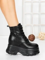 Ghete Dama cu Platforma 58WL31 BLACK | MEI