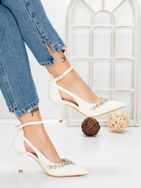Pantofi Stiletto 5DC26 BEIGE | MEI