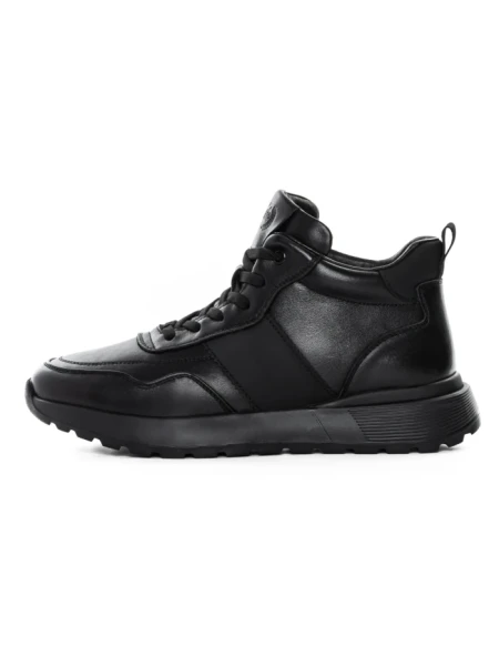 Ghete Barbati din piele naturala 5786 BLACK | ADVANCER