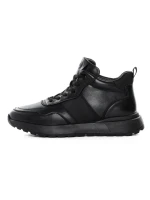 Ghete Barbati din piele naturala 5786 BLACK | ADVANCER