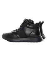 Ghete Barbati din piele naturala 5786 BLACK | ADVANCER