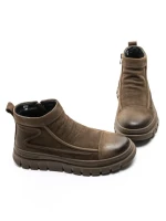 Ghete Barbati din piele naturala 5787 BROWN | ADVANCER