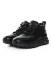 Ghete Barbati din piele naturala 6908 BLACK | ADVANCER