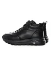 Ghete Barbati din piele naturala 6908 BLACK | ADVANCER