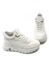 Ghete Barbati din piele naturala 6908 WHITE | ADVANCER