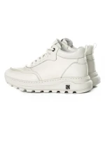 Ghete Barbati din piele naturala 6908 WHITE | ADVANCER