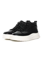 Ghete Barbati din piele naturala 7793 BLACK | ADVANCER