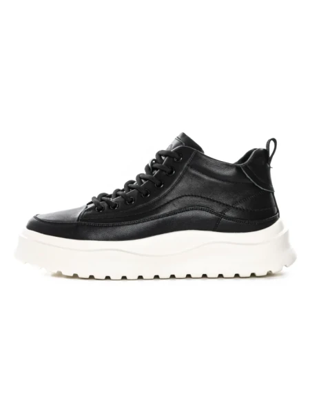 Ghete Barbati din piele naturala 7793 BLACK | ADVANCER