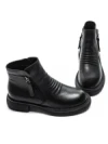 Ghete Dama din piele naturala 9A819 BLACK | ADVANCER