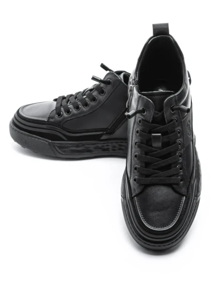 Ghete Barbati din piele naturala 88805 BLACK | ADVANCER
