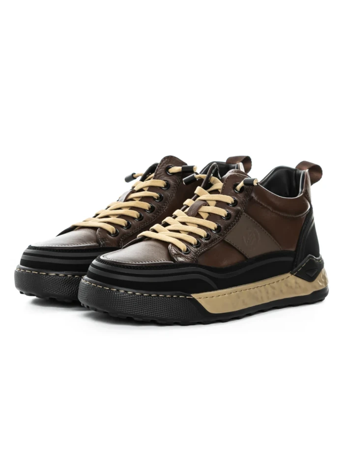 Ghete Barbati din piele naturala 88805 BROWN | ADVANCER