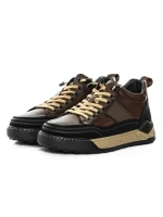 Ghete Barbati din piele naturala 88805 BROWN | ADVANCER