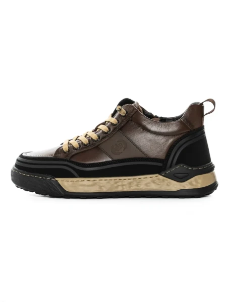 Ghete Barbati din piele naturala 88805 BROWN | ADVANCER
