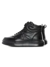 Ghete Barbati din piele naturala 88130 BLACK | ADVANCER