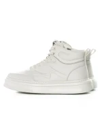 Ghete Barbati din piele naturala 88130 WHITE | ADVANCER
