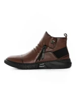 Ghete Barbati din piele naturala HJNH-04 BROWN | ADVANCER