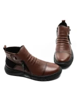Ghete Barbati din piele naturala HJNH-04 BROWN | ADVANCER