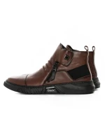 Ghete Barbati din piele naturala HJNH-04 BROWN | ADVANCER