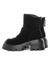 Ghete Dama din piele naturala D28-3F BLACK | ADVANCER