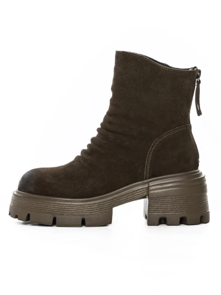 Ghete Dama din piele naturala D28-3F KHAKI | ADVANCER