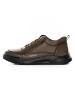 Ghete Barbati din piele naturala 919088-F KHAKI | ADVANCER