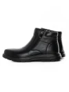 Ghete Barbati din piele naturala L52681 BLACK | MELS
