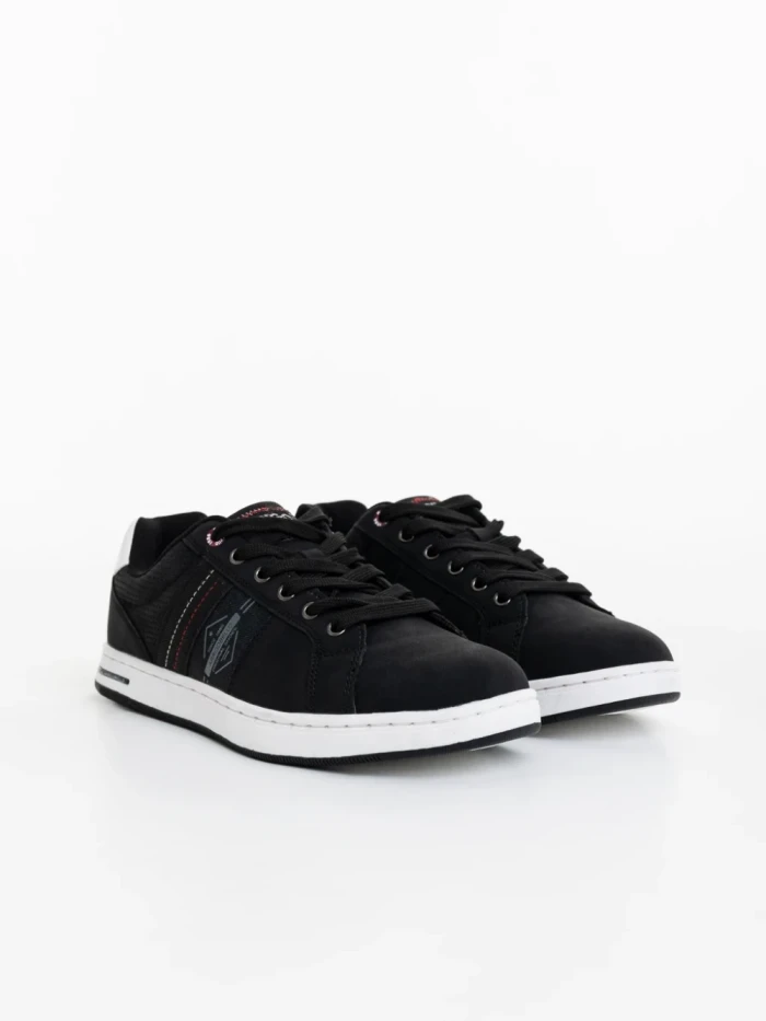 Pantofi sport barbati negri din piele ecologica Carmela