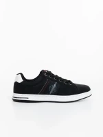 Pantofi sport barbati negri din piele ecologica Carmela