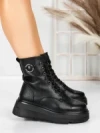 Ghete Dama cu Platforma 5AH59 BLACK | MEI