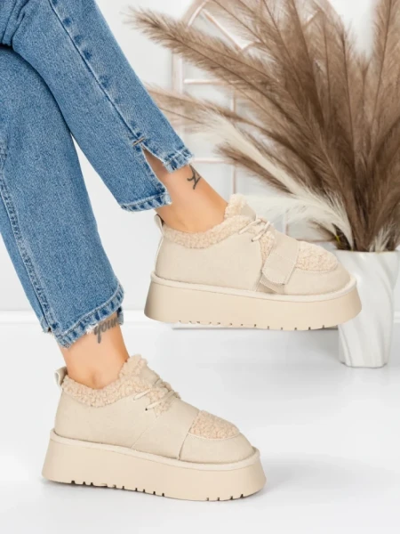 Ghete UG Dama 8750 LIGHT BEIGE | MEI