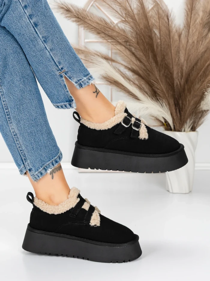 Ghete UG Dama 8752 BLACK | MEI