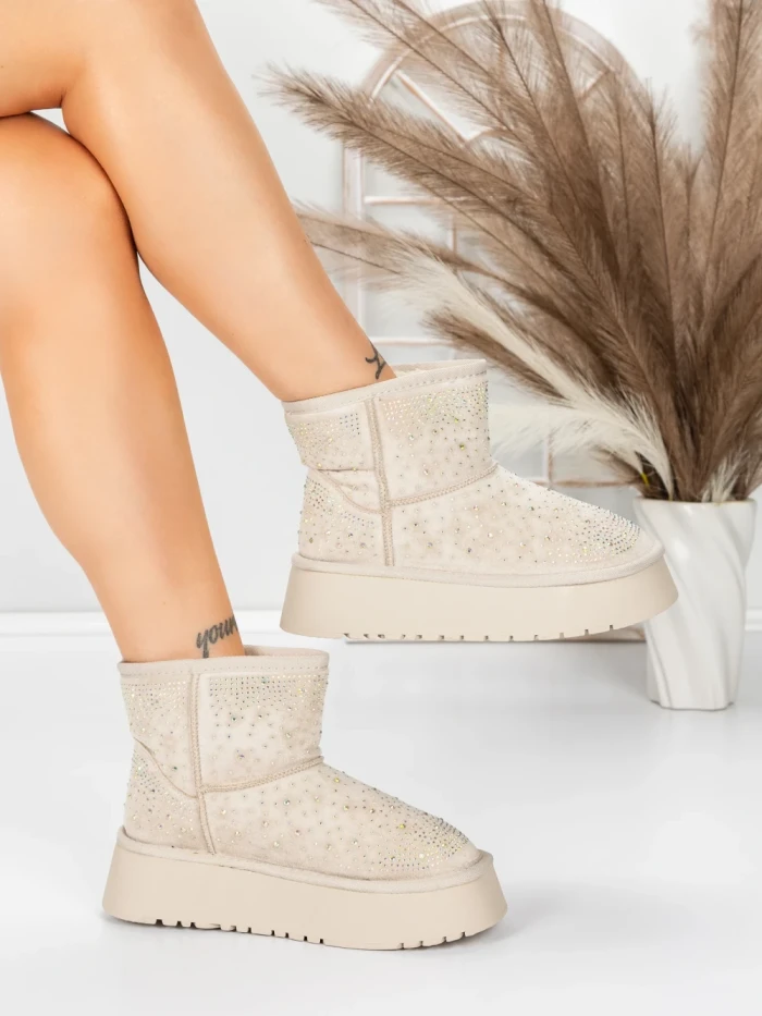 Ghete UG Dama 5WL106 BEIGE | MEI