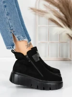 Ghete Dama cu Platforma 5AH65 BLACK | MEI