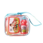 Geanta frigorifica Paw Patrol cu accesorii, portocalie cu albastru