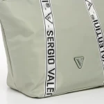 Geanta dama verde din material textil Anelise