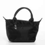 Geanta dama neagra din material textil Empedonika
