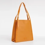 Geanta dama David Jones camel din piele ecologica Hadia