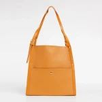 Geanta dama David Jones camel din piele ecologica Hadia