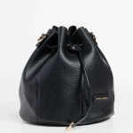 Geanta dama David Jones neagra din piele ecologica Aiza